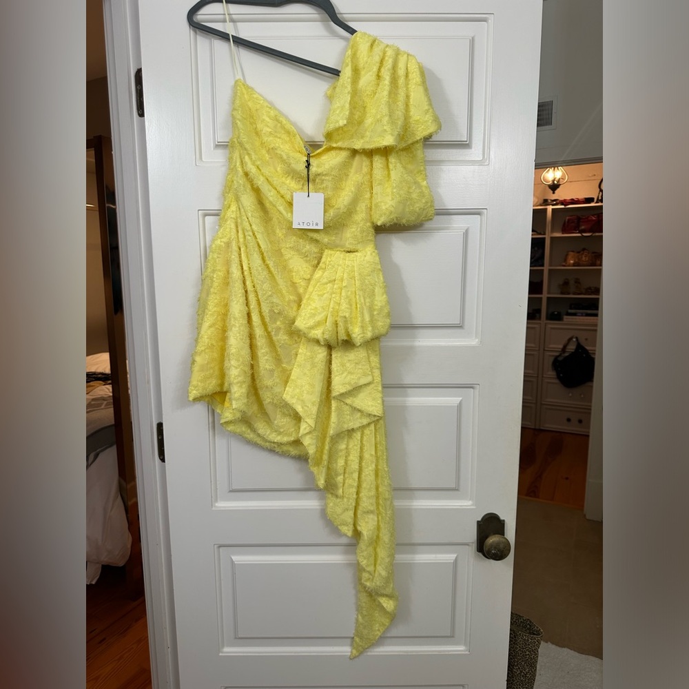 Atoir Guiding Light Dress Yellow Bow Detail - Picture 3 of 5